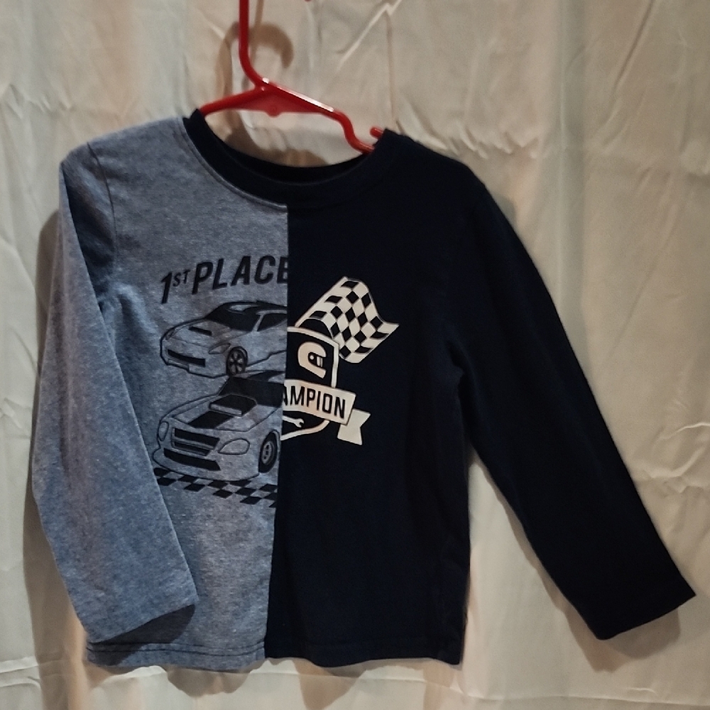 Champion Gray and Black Long Sleeve Tees